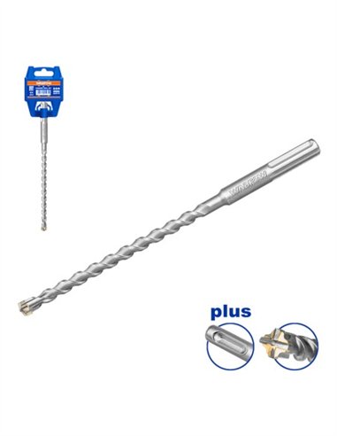 BROCA SDS PLUS PUNTA EN CRUZ TOLSEN - 12X160MM - WADFOW