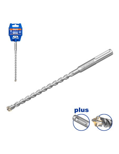 BROCA SDS PLUS PUNTA EN CRUZ TOLSEN - 8X160MM - WADFOW
