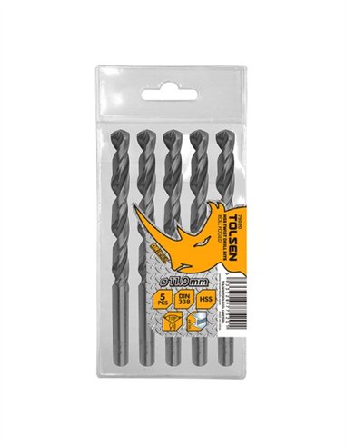 BROCA HSS TOLSEN - 2X49MM - ESTUCHE 10PZS