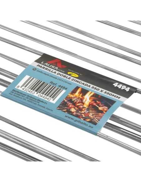 PARRILLA DOBLE CINCADA - 350 X 350MM
