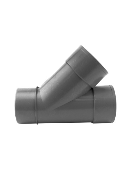 DERIVACION PVC M-H 45º - 75MM