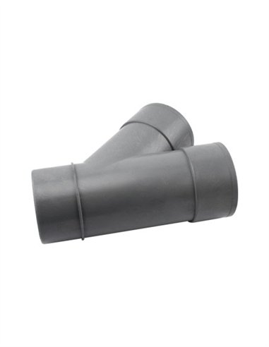 DERIVACION PVC M-H 45º - 125MM