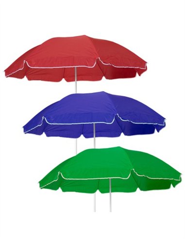 SOMBRILLA DE PLAYA PLEGABLE ALTO 2M