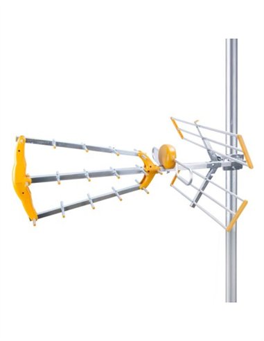 ANTENA EXTERIOR TV 27 ELEMENTOS HD C/FILTRO