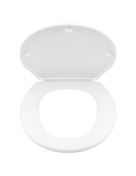 TAPA INODORO CONTINENTAL BLANCA GENIL - CELESTE