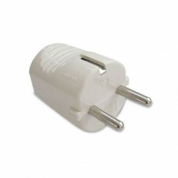 Clavija blanca 2P+TT 16A GSC 0203998