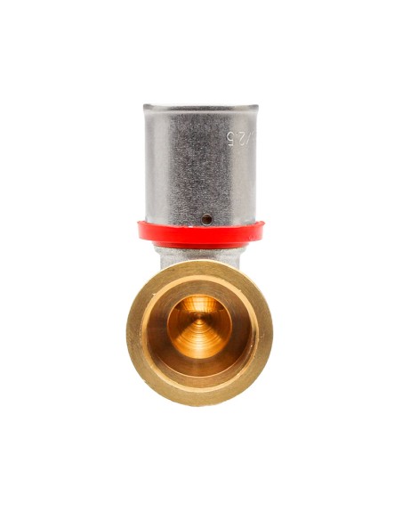 CODO HEMBRA 90º MULTICAPA PRESS TIPO U-ROJO - Ø20X1/2"