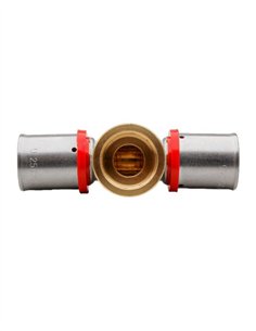 TE HEMBRA MULTICAPA PRESS TIPO U-ROJO - Ø20X1/2" 2