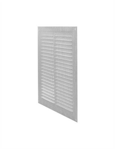 REJILLA PLANA ALUMINIO CON MOSQUITERA - 20X20MM
