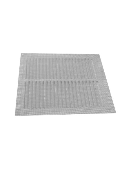 REJILLA PLANA ALUMINIO CON MOSQUITERA - 20X20MM
