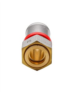 RACOR HEMBRA TUERCA MOVIL MULTICAPA PRESS TIPO U-ROJO - Ø16X3/4"