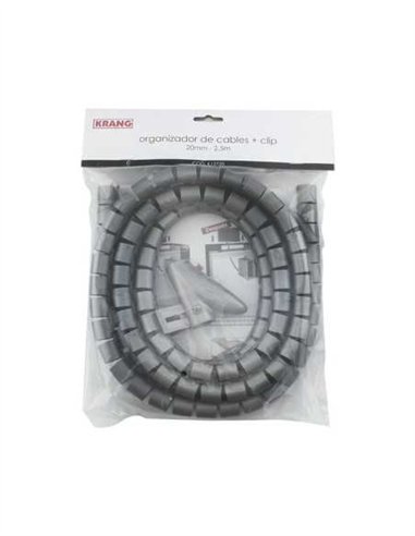 ORGANIZADOR DE CABLE 2.5M - 25MM