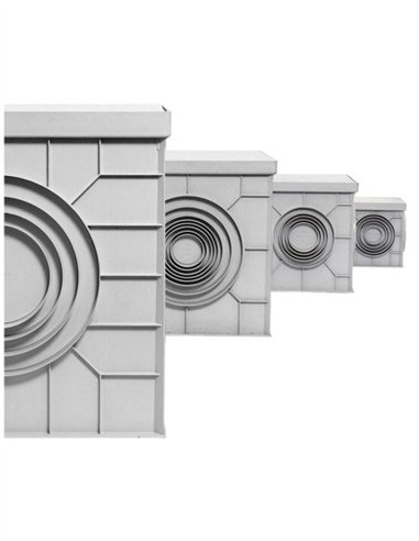 CAJA REGISTRO POLIPROPILENO - 300 X 300MM GRIS