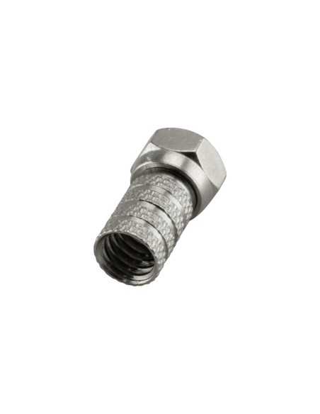 "F" CONECTOR MACHO M. D 6.6 MM