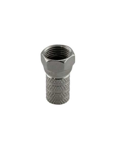 "F" CONECTOR MACHO M. D 6.6 MM