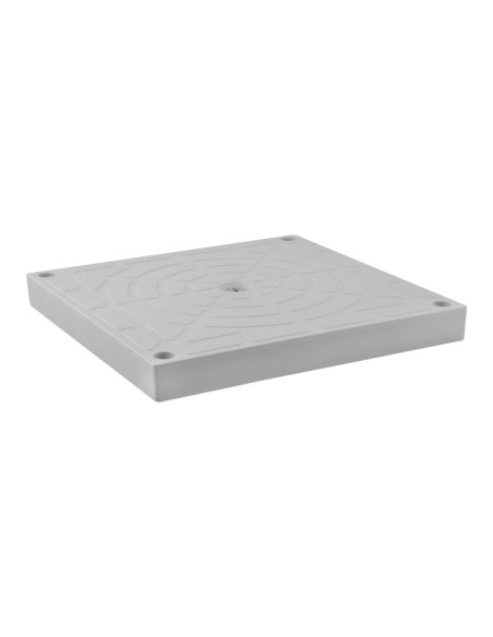 TAPA POLIPROPILENO - 200 X 200MM NEGRO
