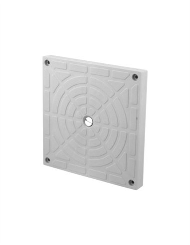 TAPA POLIPROPILENO - 200 X 200MM NEGRO