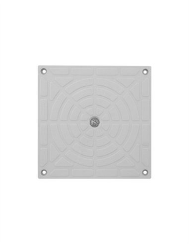 TAPA POLIPROPILENO - 200 X 200MM NEGRO