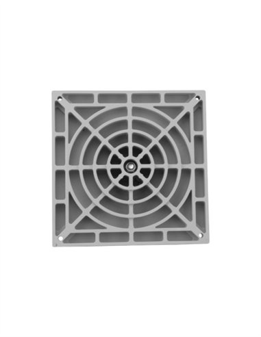 TAPA POLIPROPILENO - 200 X 200MM NEGRO