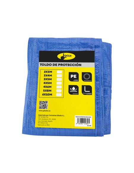 TOLDO AZUL - 5 X 8M