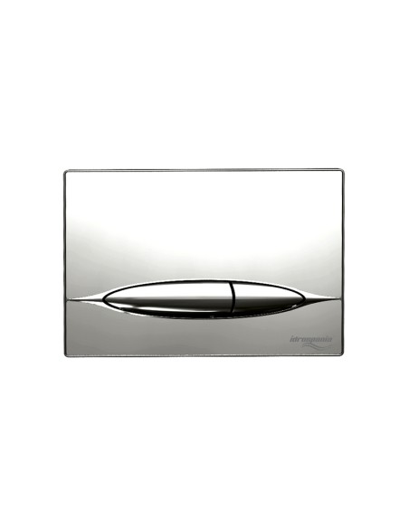 PLACA DE ACCIONAMIENTO DOBLE PULSADOR MECANICO - ABS BLANCO