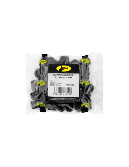 CONTERA EXTERIOR CÓNICA NEGRO - 25MM - 25UDS