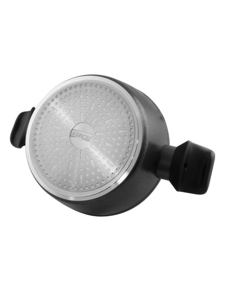 CACEROLA CON TAPA CRISTAL LAUXA HOME - 22CM
