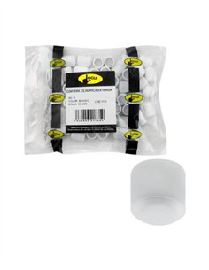CONTERA EXTERIOR CÓNICA BLANCO - 16MM - 50UDS