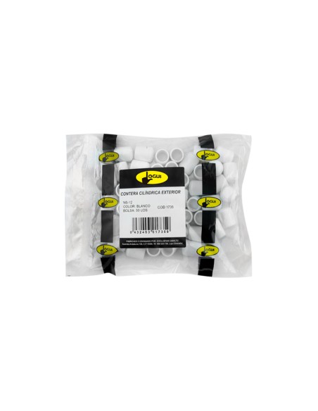 CONTERA EXTERIOR CÓNICA BLANCO - 30MM - 15UDS