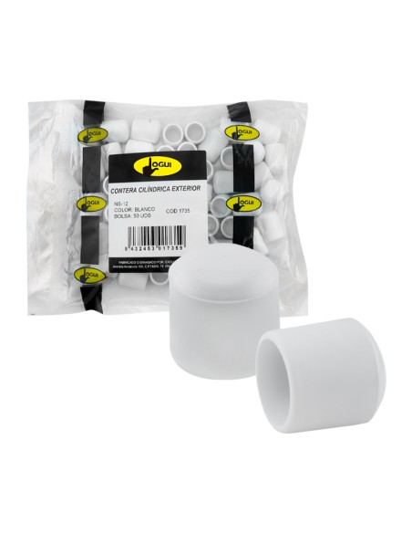 CONTERA EXTERIOR CÓNICA BLANCO - 30MM - 15UDS