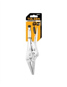 TENAZA DE GRIP DE PRESIÓN BOCAS RECTAS CON CORTE 230MM TOLSEN