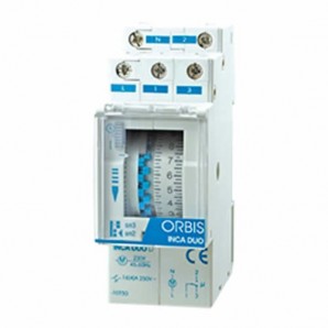 Switch hours analog 24-hour INCA DUO D Orbis 330132