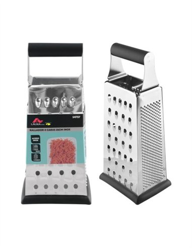 RALLADOR ACERO 21CM 4 CARAS LAUXA HOME
