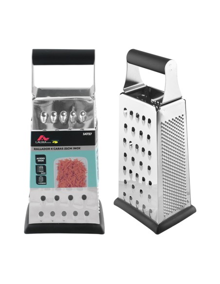 RALLADOR ACERO 21CM 4 CARAS LAUXA HOME