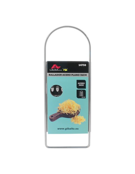 RALLADOR PLANO ACERO 31CM LAUXA HOME