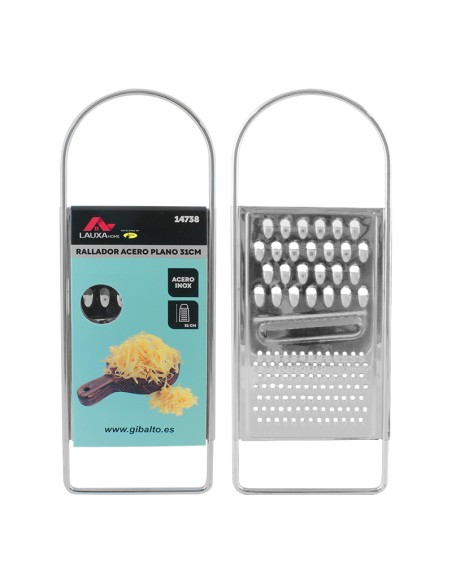 RALLADOR PLANO ACERO 31CM LAUXA HOME