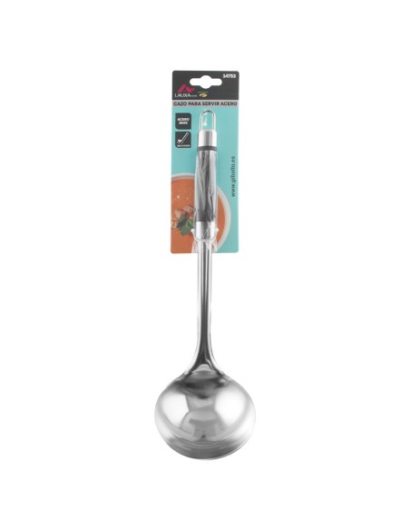 CAZO ACERO 28,5X9,3CM LAUXA HOME