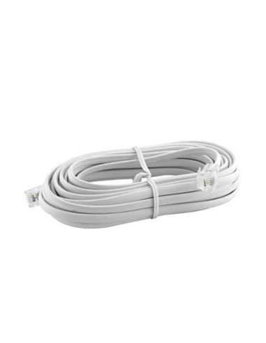 CABLE 2 MACHOS BLANCO - 10M