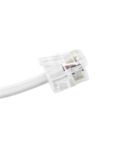 CABLE 2 MACHOS BLANCO - 10M
