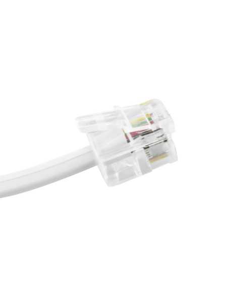 CABLE 2 MACHOS BLANCO - 10M