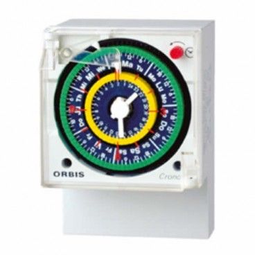 Schaltuhr analog wöchentlichen ZEITFAHREN QRSD Orbis 051223