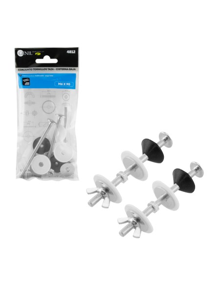 TORNILLOS TAZA CISTERNA BAJA M6 x 90 - HB