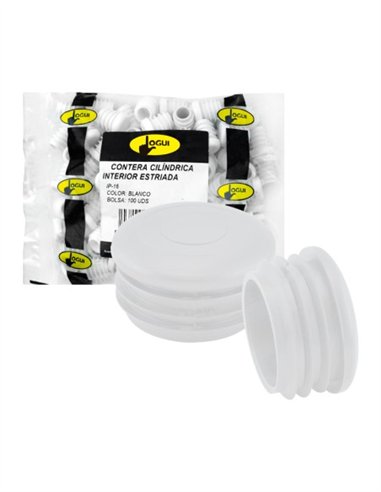 CONTERA INTERIOR REDONDA BLANCO - 20MM - 50UDS
