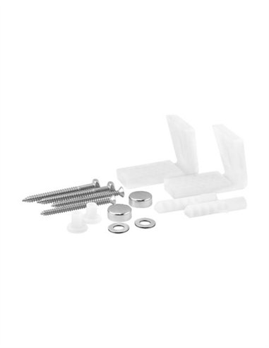 JGO. TORNILLOS INODORO CON SOPORTE HORIZONTAL