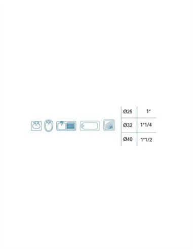 JUNTA CONICA - 1 1/4" - 32MM GRANEL