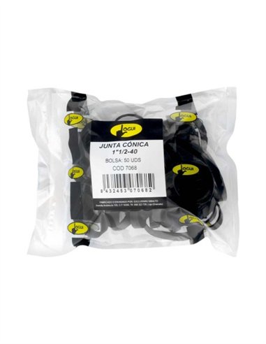 JUNTA CONICA - 1 1/2" - 40MM 50UDS
