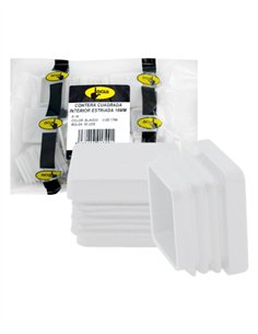 CONTERA INTERIOR CUADRADA BLANCO - 30MM - 25UDS 2
