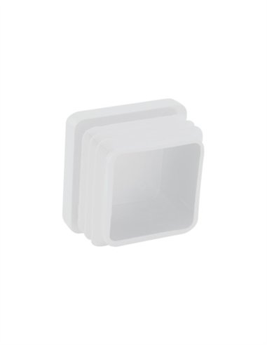 CONTERA INTERIOR CUADRADA BLANCO - 18MM - 50UDS