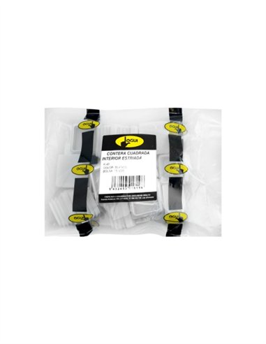 CONTERA INTERIOR CUADRADA BLANCO - 18MM - 50UDS