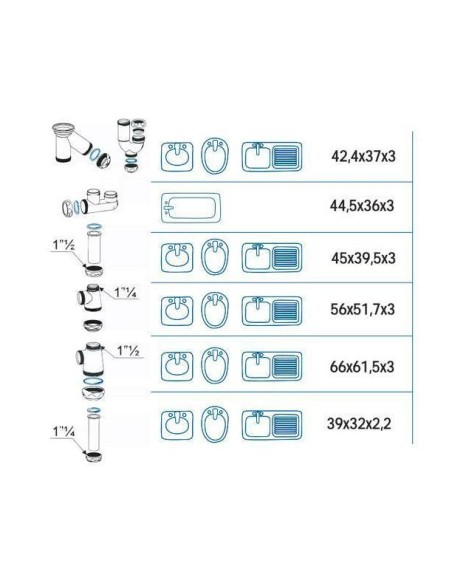 JUNTA PLANA - 44.5X36X3MM
